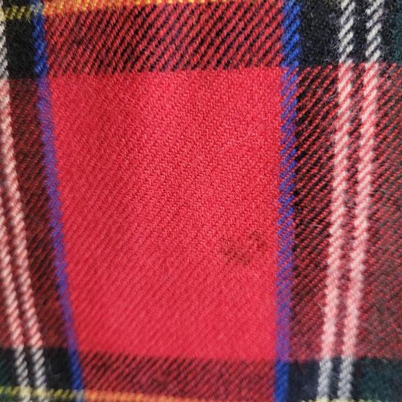 Vintage Christmas Plaid Wool Skirt - Picture 8 of 9